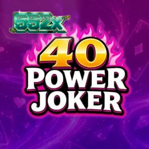 Interface do jogo de slot 40 Power Joker com símbolos clássicos e design vibrante.
